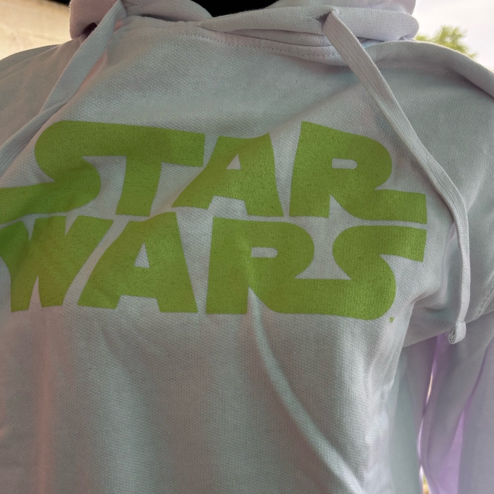 Star Wats  Hoodie - White and Green new